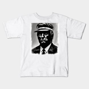 trump mugshot Kids T-Shirt